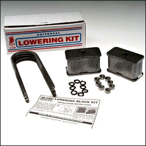 1991-2004 Dodge Dakota 3 inch Rear All Steel Lowering Block Kit
