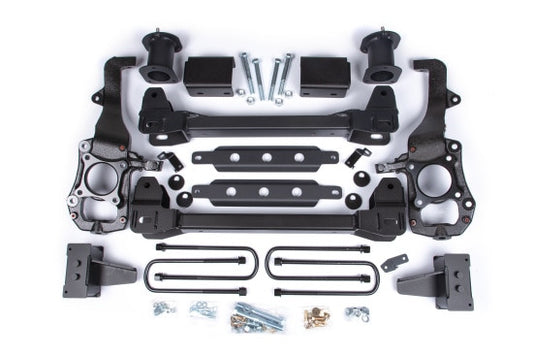 6" Susp Lift Kit, 3.25" Rear Lift, Block; Spacer Front, Nitro Rear - Zone Offroad ZONF122N