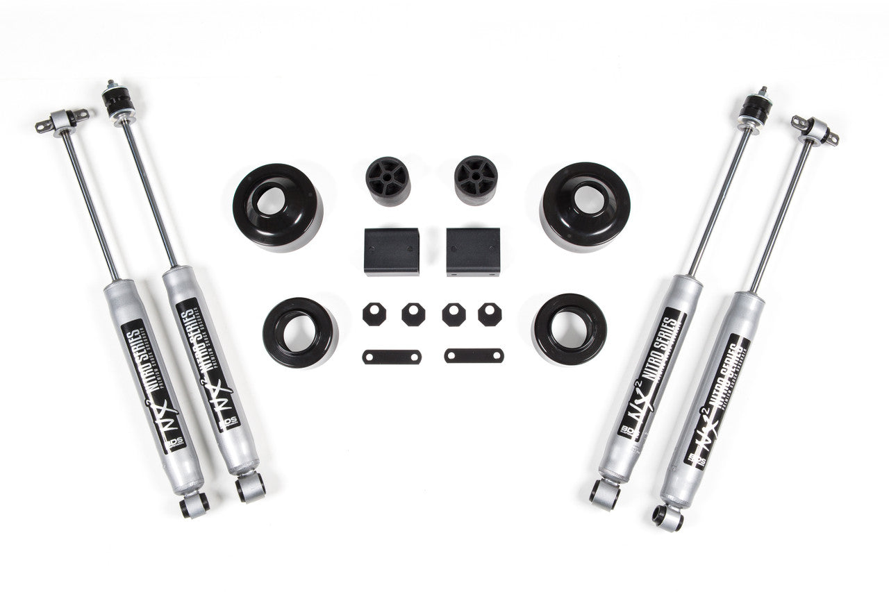 2007-2018 Jeep Wrangler (JK)/Rubicon 4Dr/2Dr 2/2 Spacer Kit - BDS463H