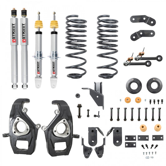 2019-2024 Dodge Ram 1500 2WD/4WD (Non-Classic) 3-4"F / 4-5"R Lowering Kit w/ Sway Bars - Belltech 1062SPS