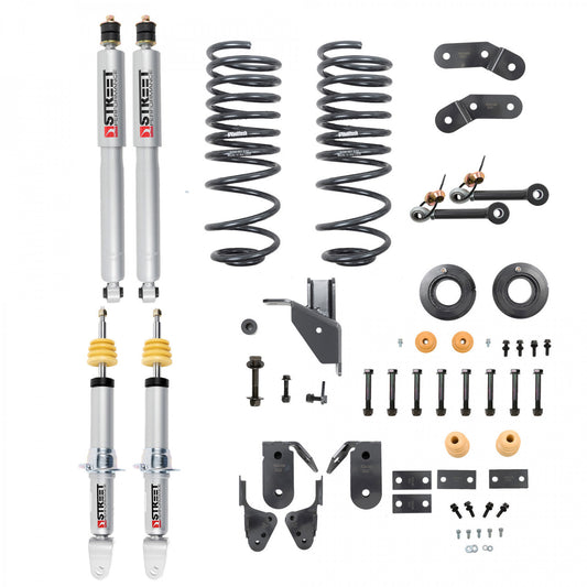 2019-2024 Dodge Ram 1500 2WD/4WD (Non-Classic) 1-3"F / 4-5"R Lowering Kit w/ Sway Bars - Belltech 1063SPS