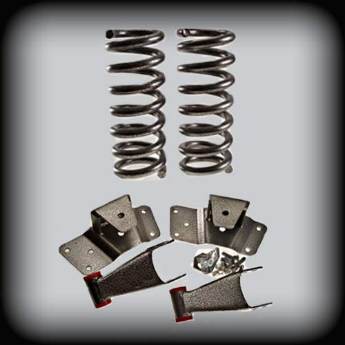 1988-1999 2500/3500 8-Lug Truck 2 inch Front / 4 inch Rear Complete Lowering Kit