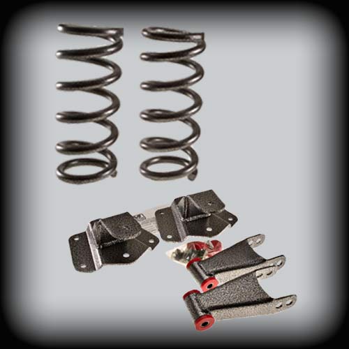1995-1999 Chevy Tahoe(4 Door) 1992-1999 Suburban 2 inch Fronzt / 3 inch Rear Lowering Kit (Shocks Included)