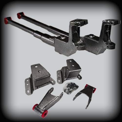1987 – 1998 Ford F-350/250 3 Inch Front 4 Inch Rear Complete Lowering Kit (Shocks Included)
