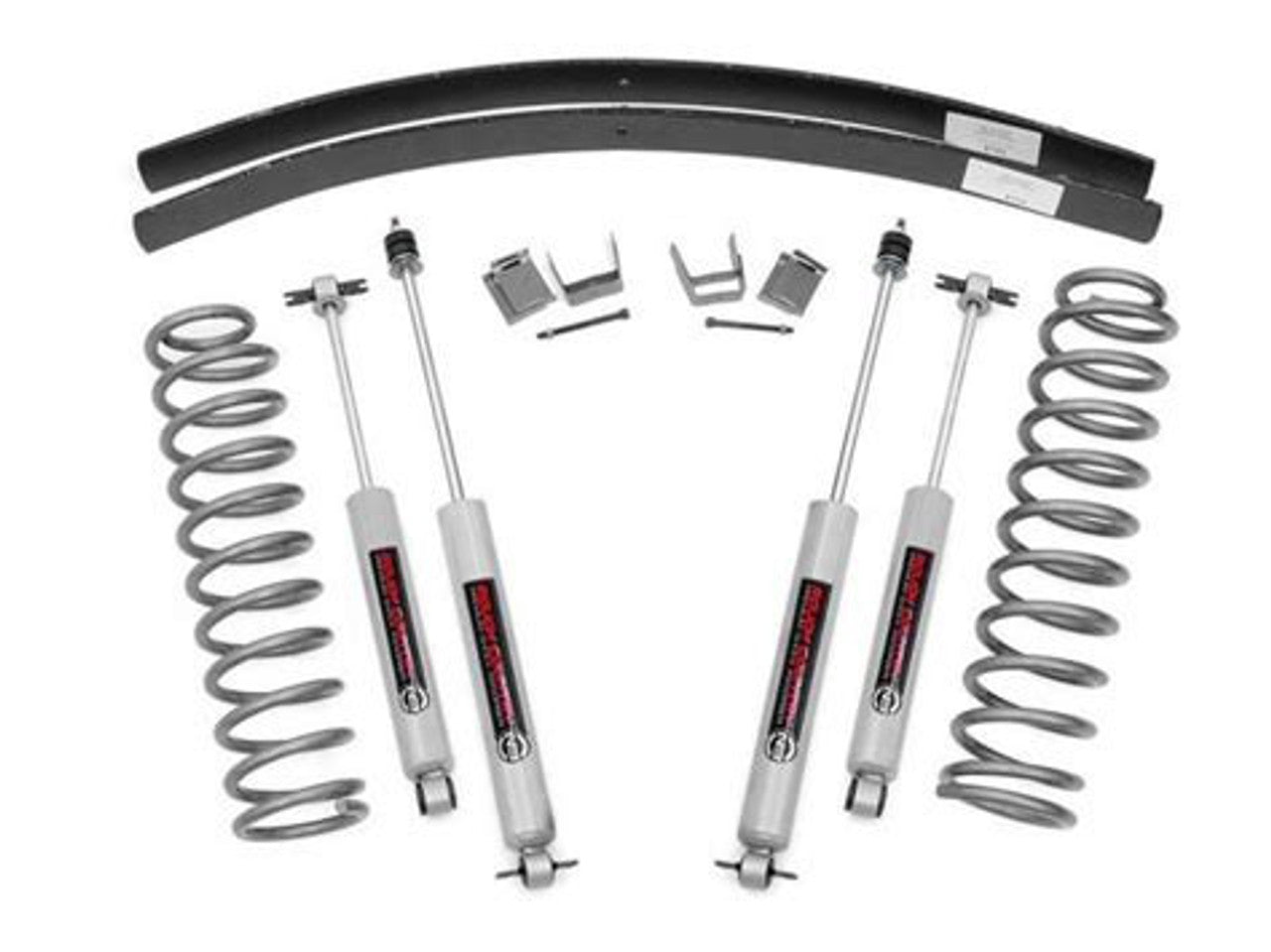 1984-2001 Jeep Cherokee XJ 2WD/4WD 3" Lift Kit - Rough Country 670N2