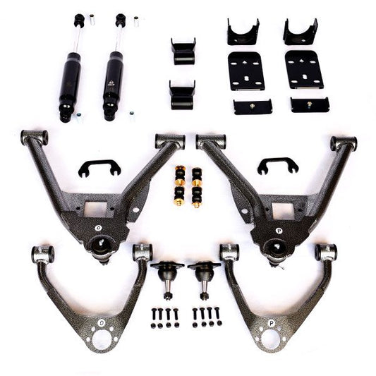 2007-2016 GM1500 (CAST) 4/6 LOWERING KIT EXTENDED/ CREW CAB