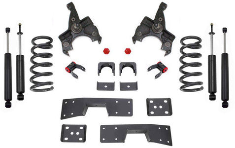 1988-1998 Chevy Silverado 1500 2wd 4/6" Lowering Kit W/ Shocks