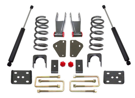 LOWERING KIT W/ V6 COILS – 2″/5″ DROP HEIGHT 2002-2008 RAM 1500 2WD (V6 ONLY)