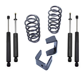 LOWERING KIT W/ 4CL COILS – 3″/5″ DROP HEIGHT 1998-2009 FORD RANGER 2WD (4CYL W/ COIL SPRING SUSPENSION)(NON STABILITRAK)