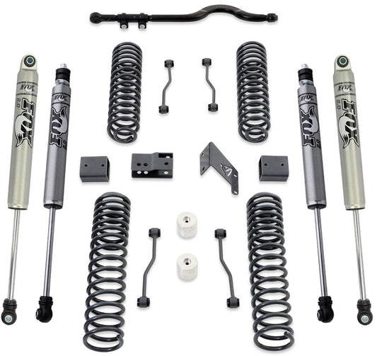 2007-2018 Jeep Wrangler JK 2wd/4wd 4.5" Coil Lift Kit W/ Front Track Bar And FOX Shocks - MaxTrac K889745F