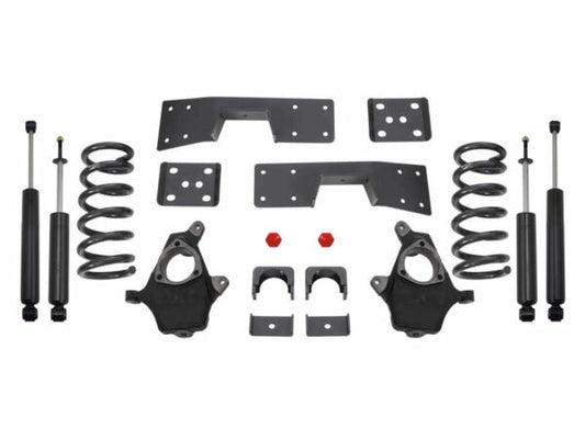 LOWERING KIT W/ SPINDLES & COILS – 3″/5″ DROP HEIGHT 1999-2006 SILVERADO/SIERRA 1500 2WD