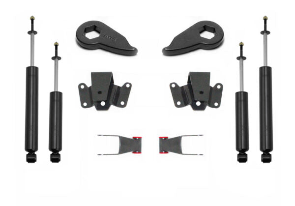 LOWERING KIT W/ TORSION KEYS – 2″/4″ DROP HEIGHT 1997-2003 FORD F-150 4WD (ALL MODELS)